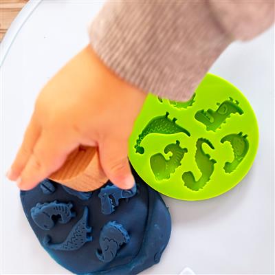 Kneta | Knutselvorm Dino Siliconen vr 3D Boetseereffecten 