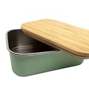 Smikkels | Lunchbox With Bamboo Lid 900ml Green