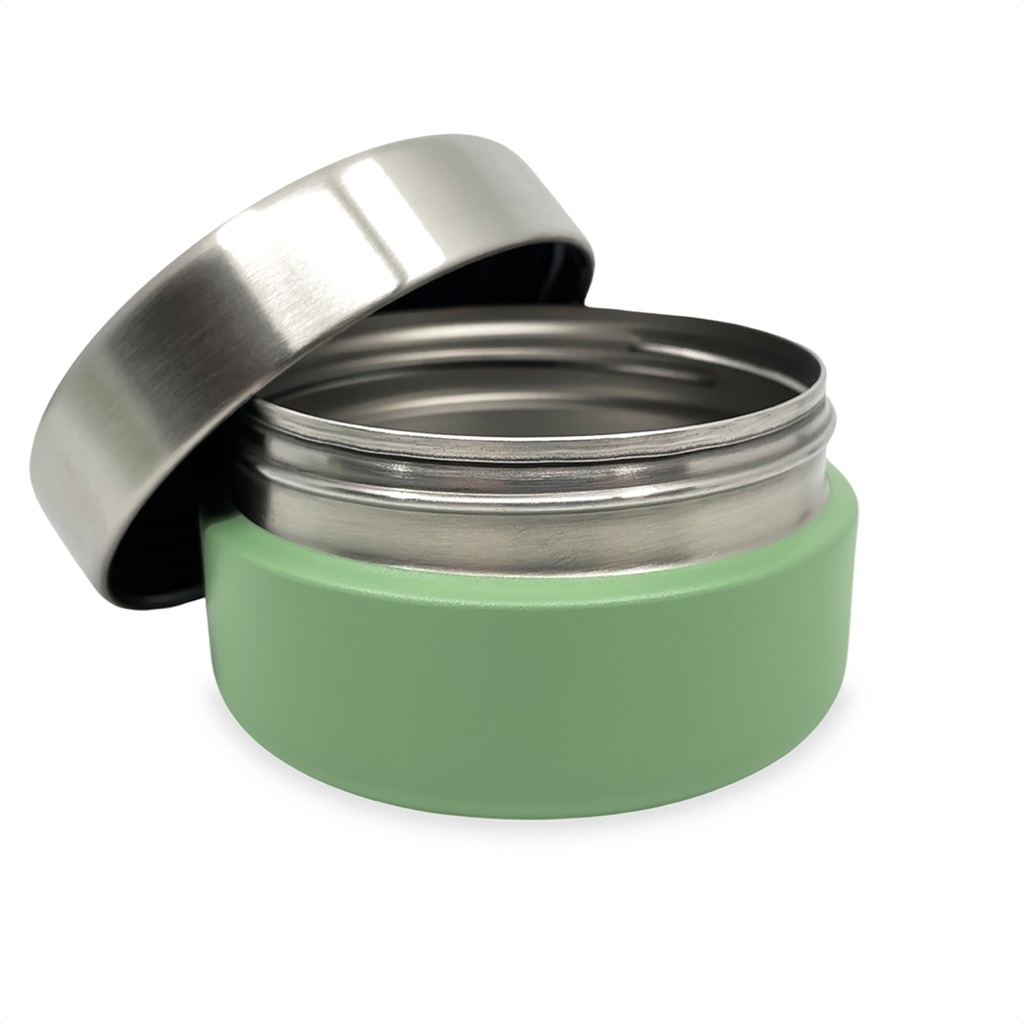 Smikkels | Roestvrijstalen Voedselpot 280 ml Groen