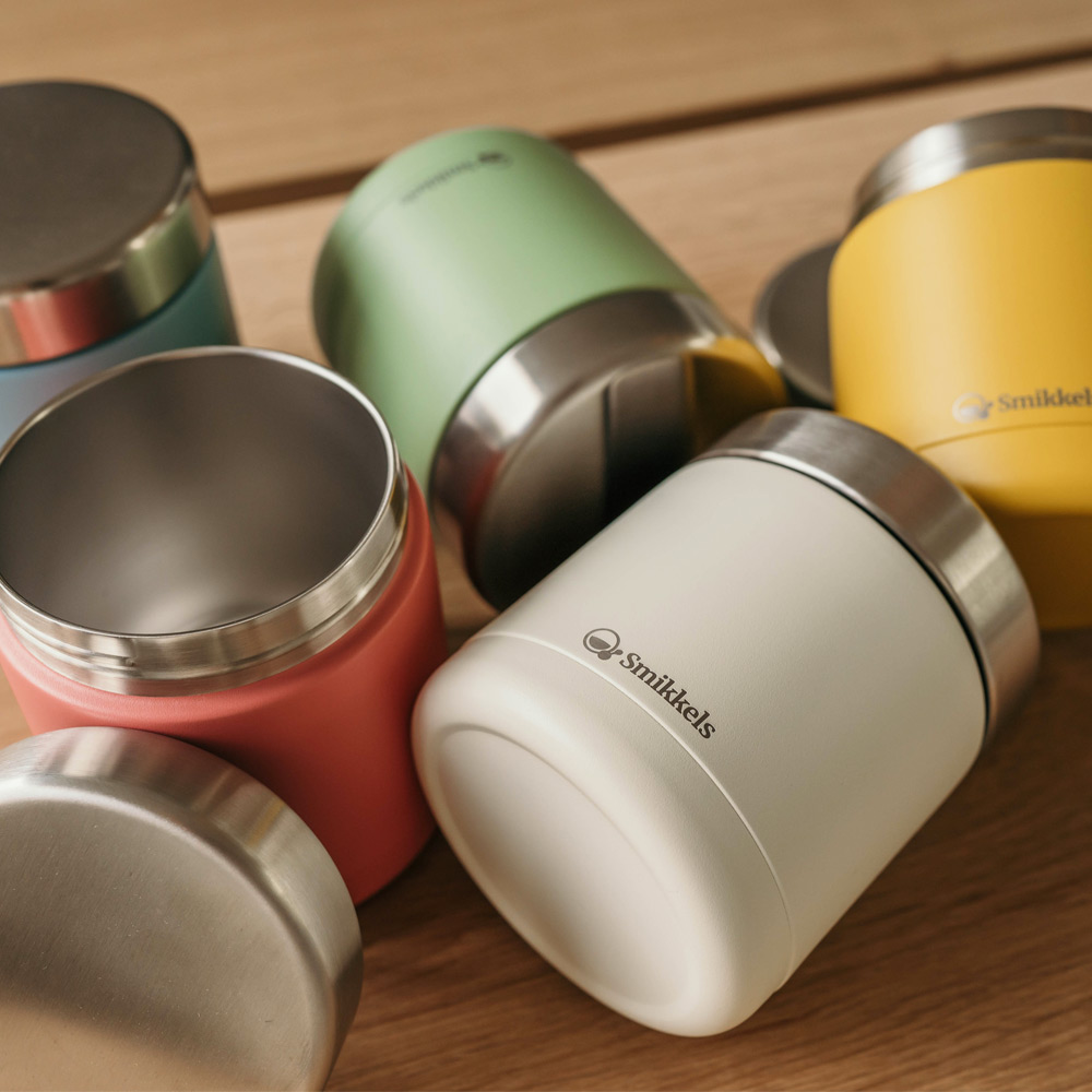 Smikkels | Roestvrijstalen Thermos Voedselcontainer Groen