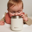 Smikkels | Roestvrijstalen Thermos Voedselcontainer Wit