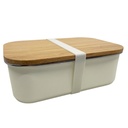 Smikkels | Siliconen Elastische Band Lunchbox Set Wit