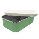 Smikkels | Lunchbox Met Siliconen Deksel 900ml Groen