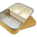 Smikkels | Siliconen Lunchboxverdeler 900ml Wit