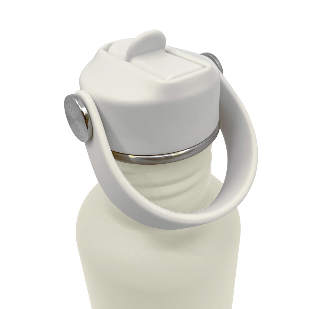 Smikkels | RVS Drinkfles 350ml Zacht Wit