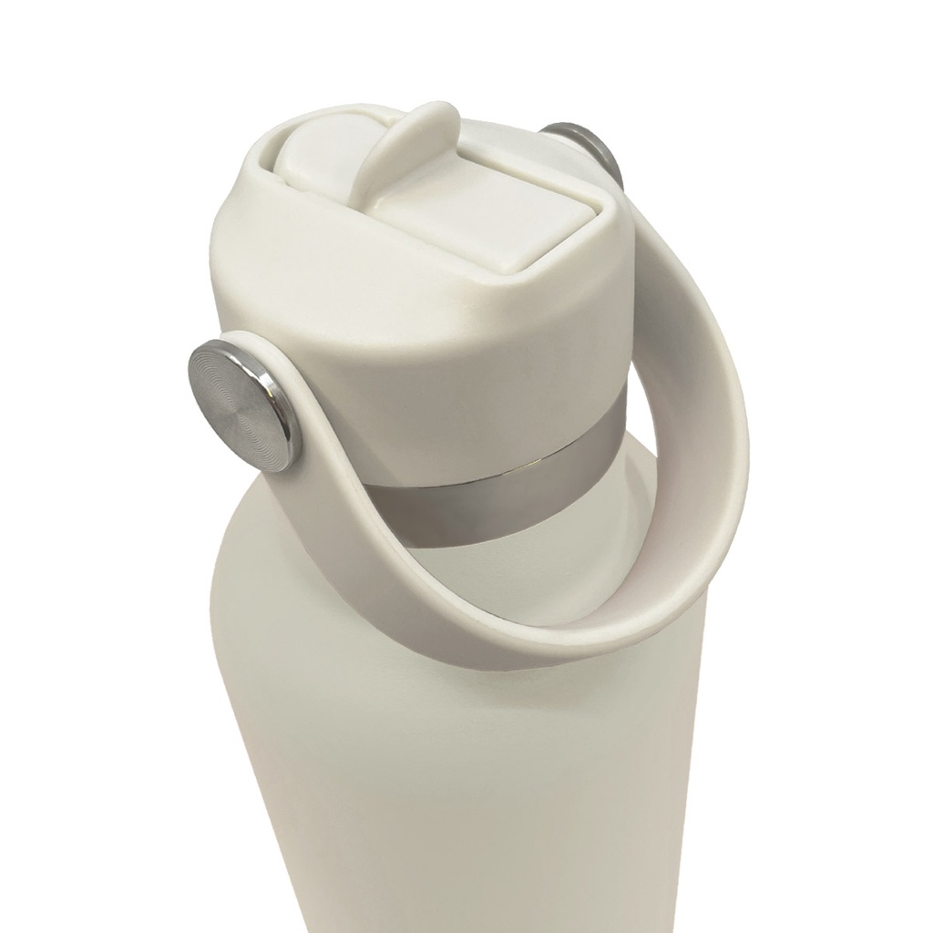 Smikkels | RVS Thermos Drinkfles 350ml  Zacht Wit