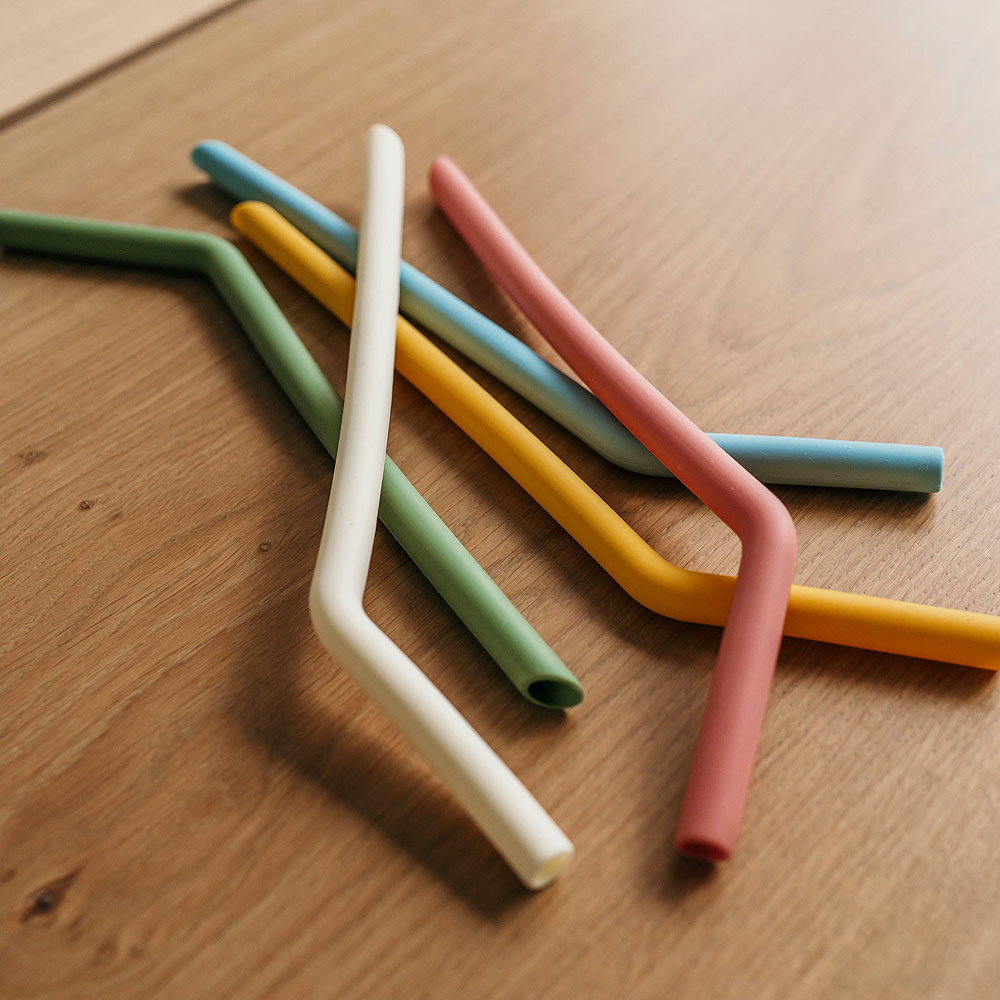 Smikkels | Siliconen Rietjes XL Wit