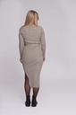 Love2wait | Dress Knit Belt Long Sleeves Sand