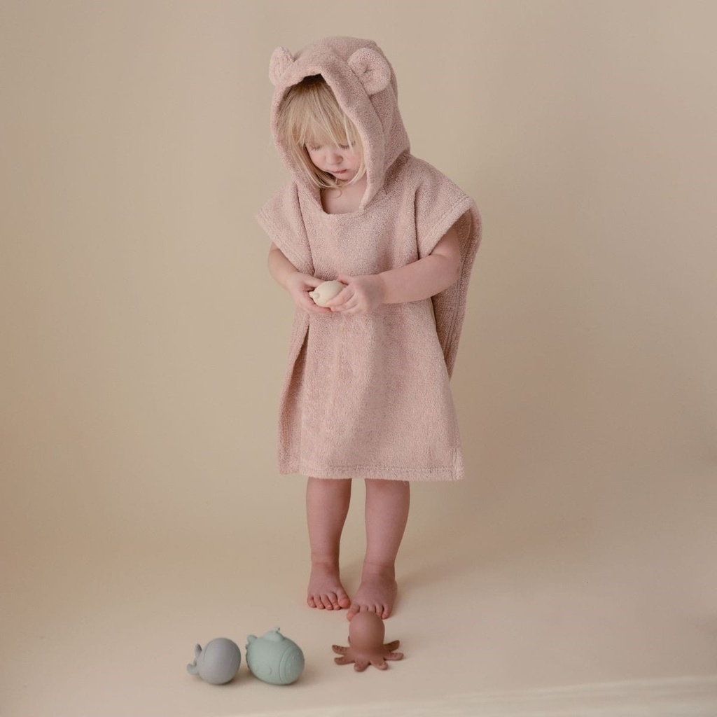 Mushie | Poncho Blush 1-3Y