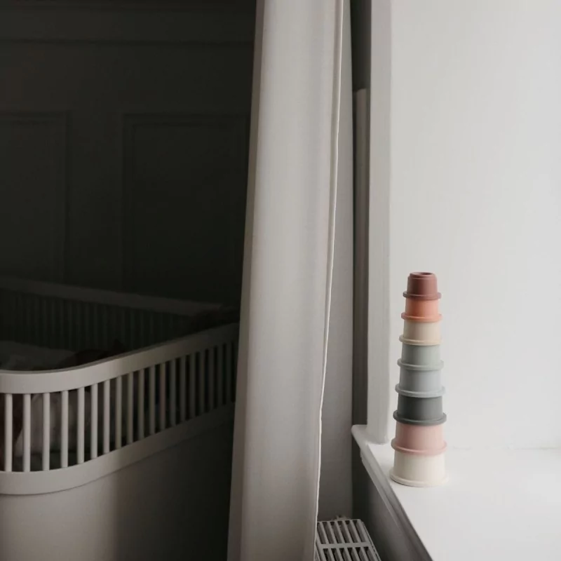 Mushie | Giftset Speelset Badbootjes/Stapeltoren