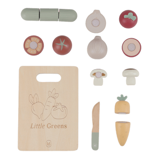 Little Dutch | Educatief Speelgoed Snijset Groenten Hout