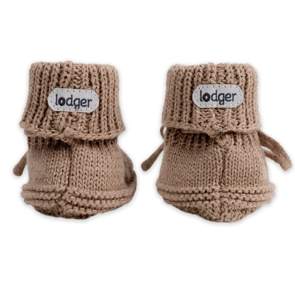 Lodger | Babyslofjes Gebreid Fudge