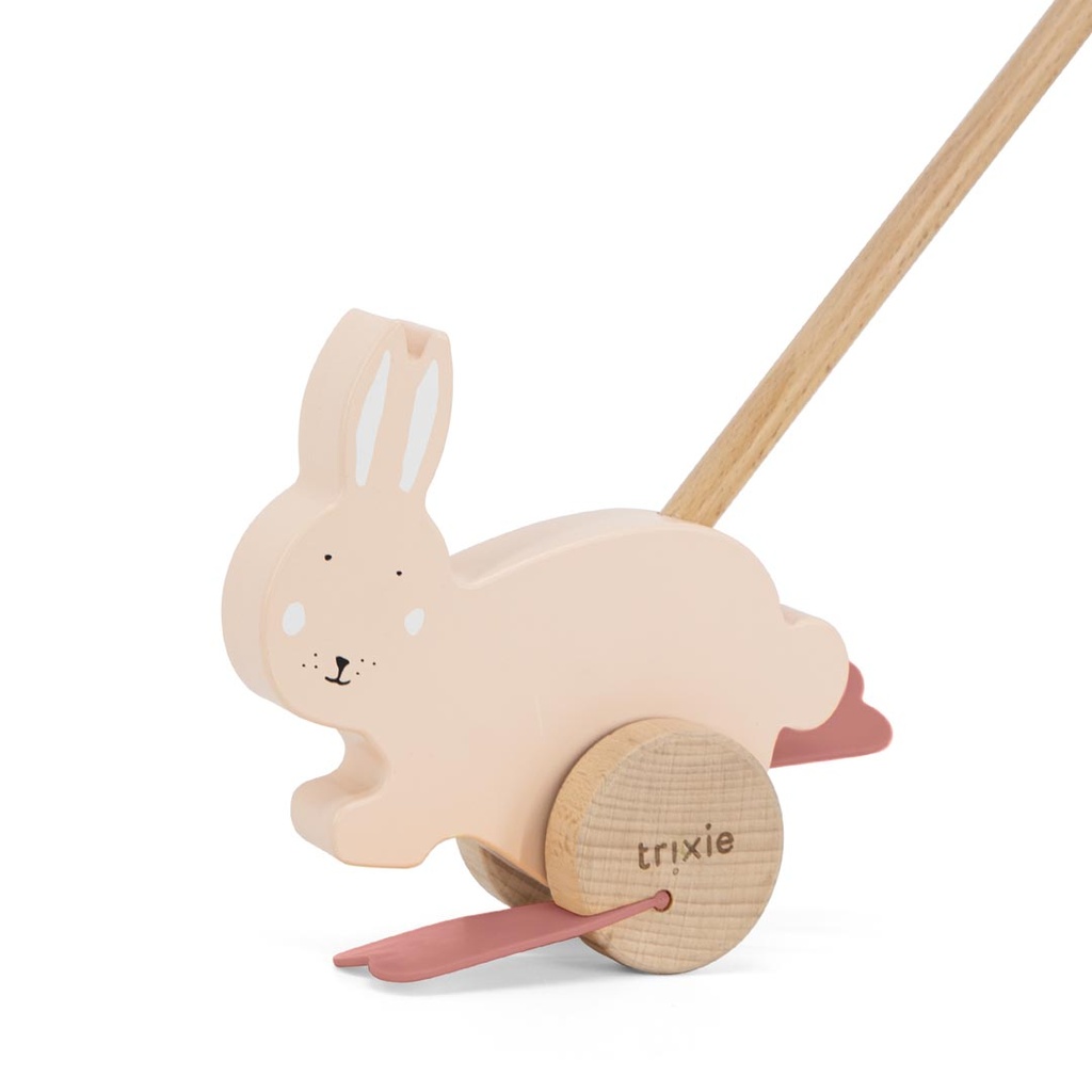 Trixie | Duwfiguur Mrs. Rabbit Hout Roze