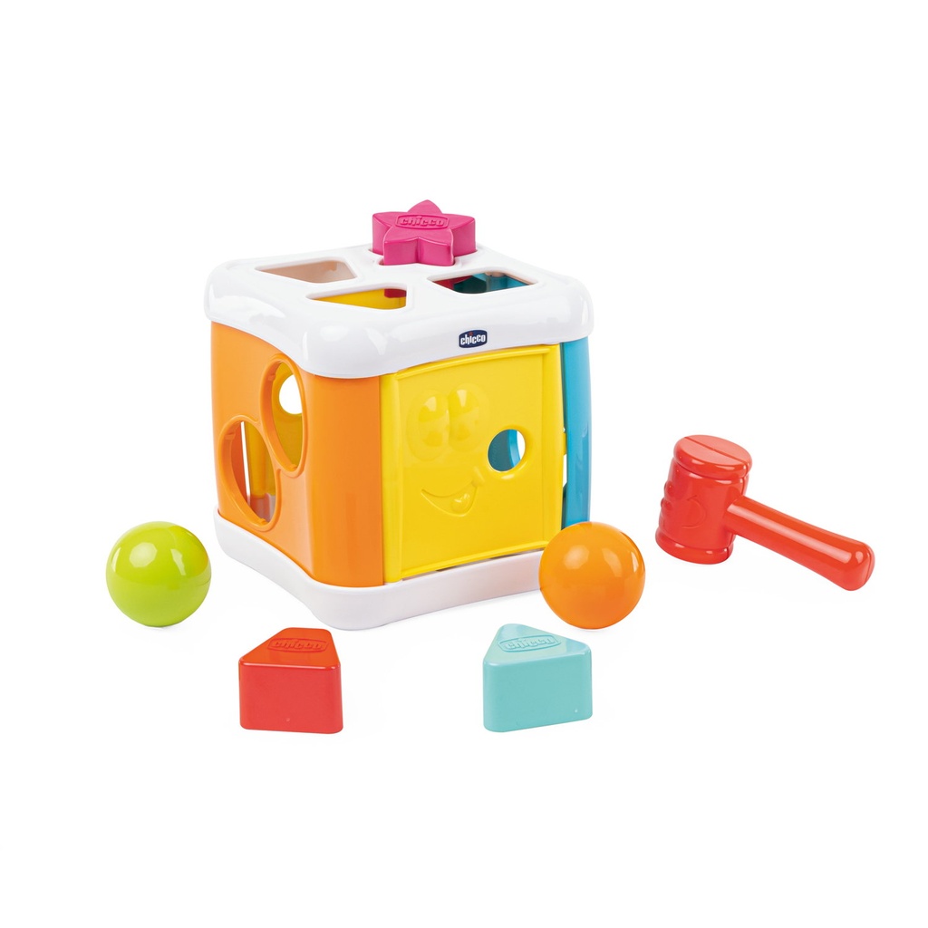 Chicco | Sorteervormen Sort & Beat Cube 2in1