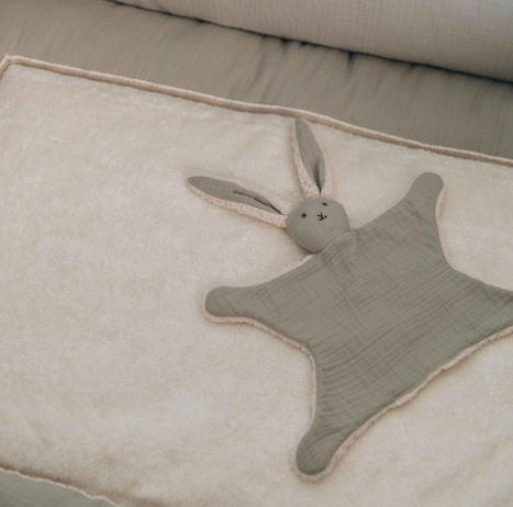 Pericles | Knuffeldoek Doudou Rabbit Avocado