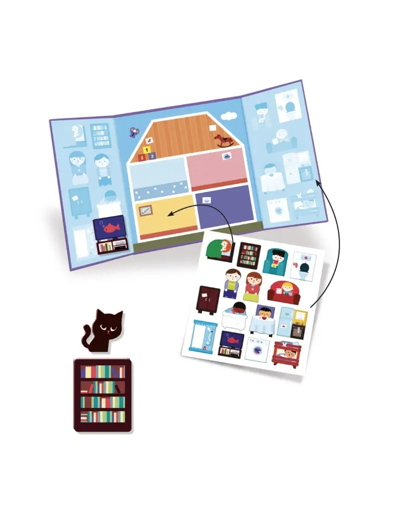 Djeco | Stickerboek Het Huis 