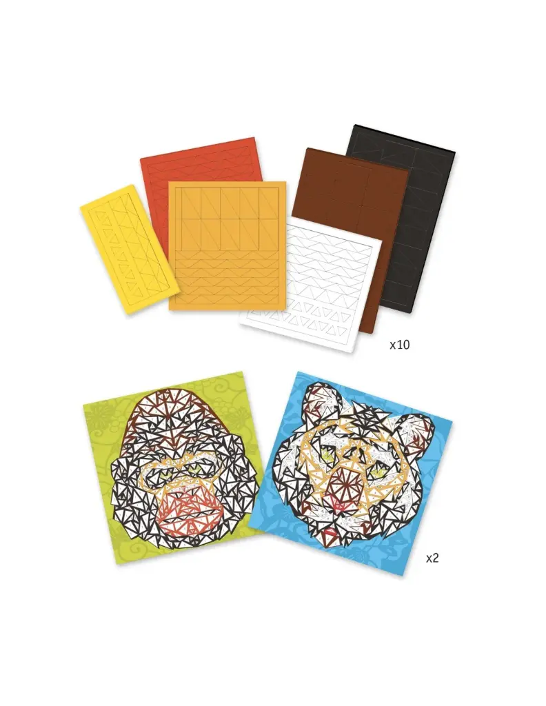 Djeco | Knutselset Khan Plakken op Nummer +8Y