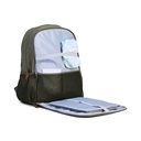 VERZORGINGSTAS, Backpack Daddy Bag Canvas, kaki, uni/print daddy bag, canvas, +luiermat, rugzak model, 2021