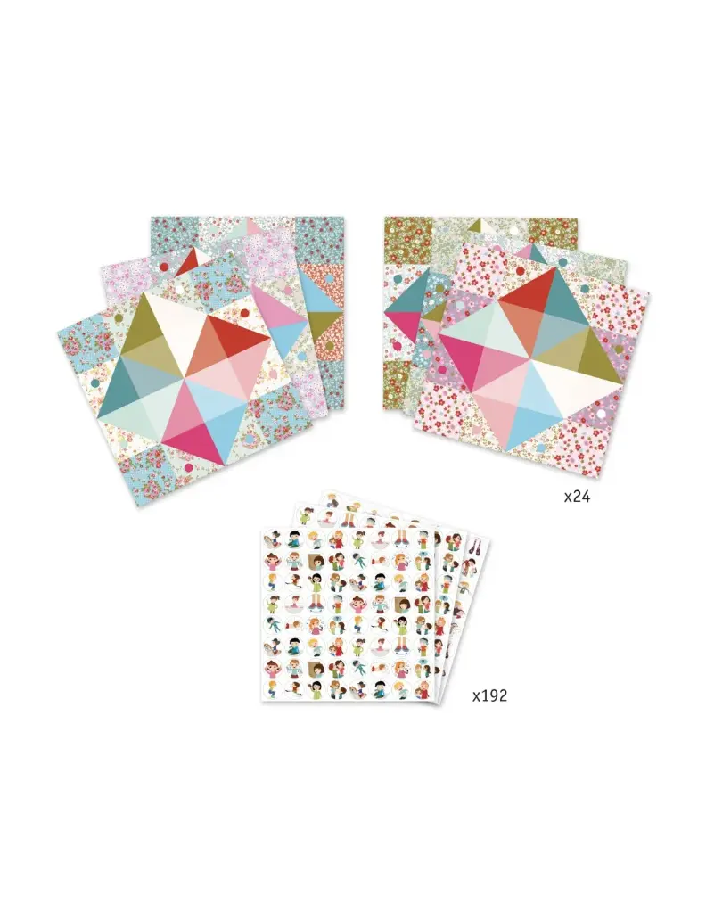 Djeco | Knutselset Origami Bloemen