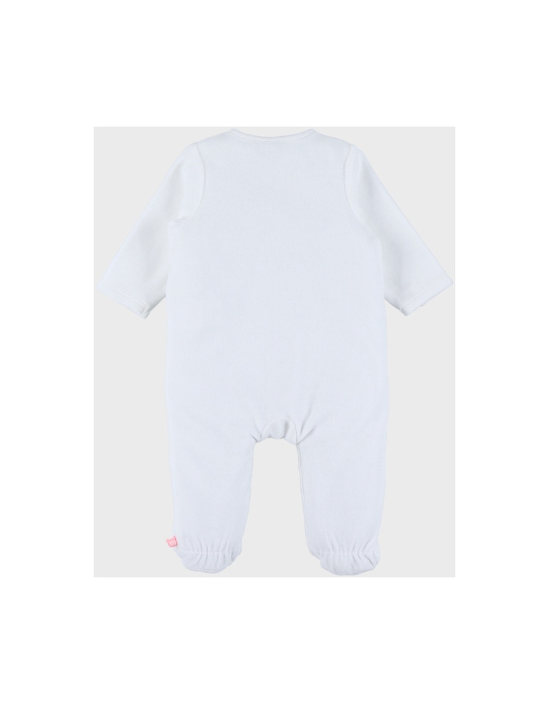 Noukies | Pyjama Fluffy, Orso & Lilly Velours Fluffy Wit