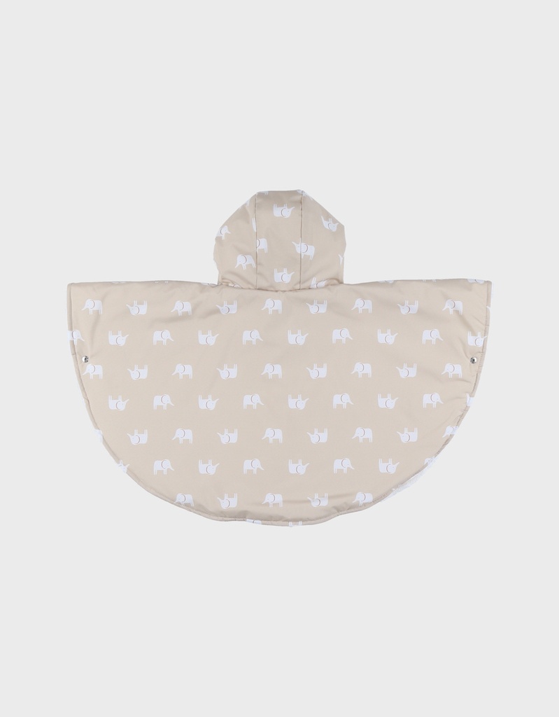 Noukies | Poncho Waterproof Beige