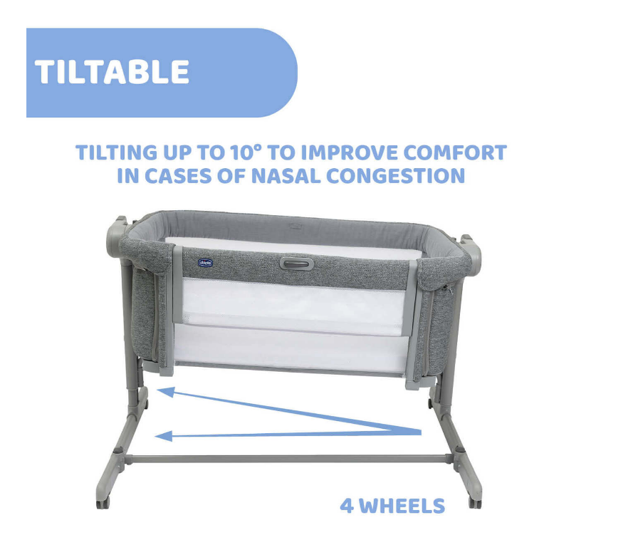 Chicco | Co-Sleeper Next2Me Magic Evo Dark Grey