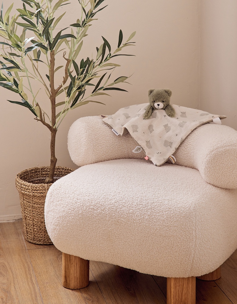 Noukies | Knuffeldoek Orso Dag&Nacht Fluffy, Orso & Lilly