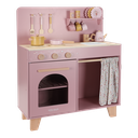Little Dutch | Keukengerei Speelkeuken Roze Hout +36M