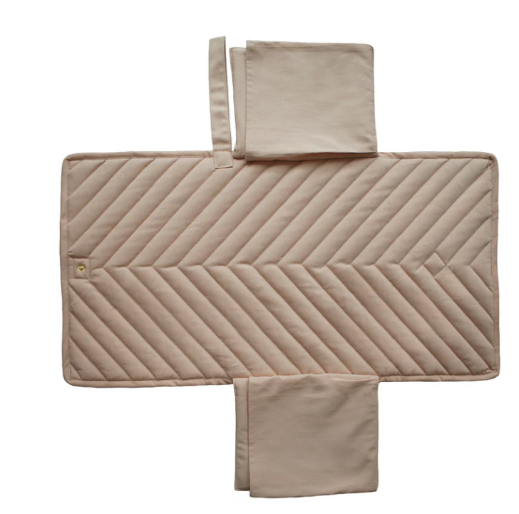 Mushie | Luiermatje Natural Herbruikbaar Open 35.56x68.58cm