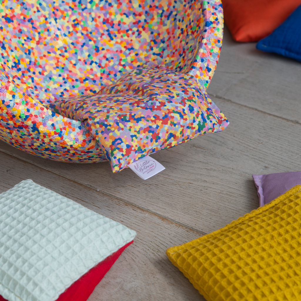 Little Botanic Label | Sensorische Pittenzakje Confetti Pastel