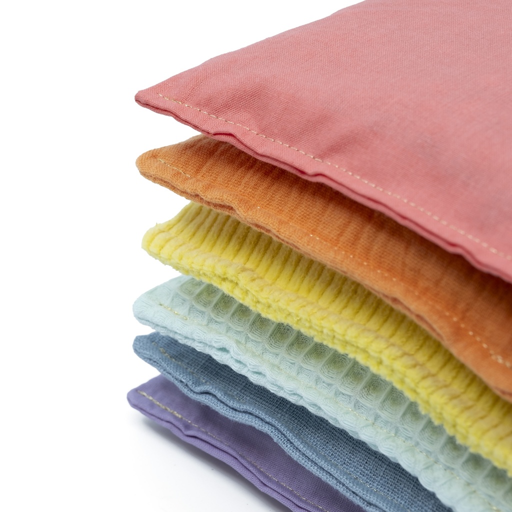 Little Botanic Label | Sensorische Pittenzakjes Pastel Set 6 Stuks