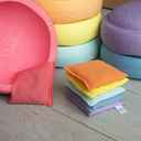 Little Botanic Label | Sensorische Pittenzakjes Pastel Set 6 Stuks