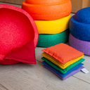 Little Botanic Label | Sensorische Pittenzakjes Regenboog Set 6 Stuks