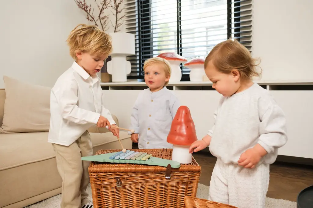 Egmont | Lamp Mushroom Red Brick