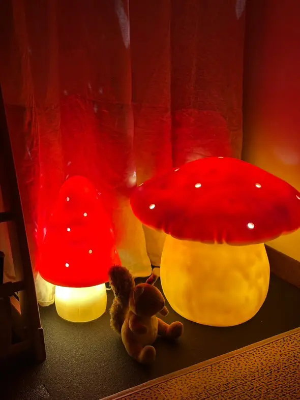 Egmont | Lamp Mushroom Red Medium