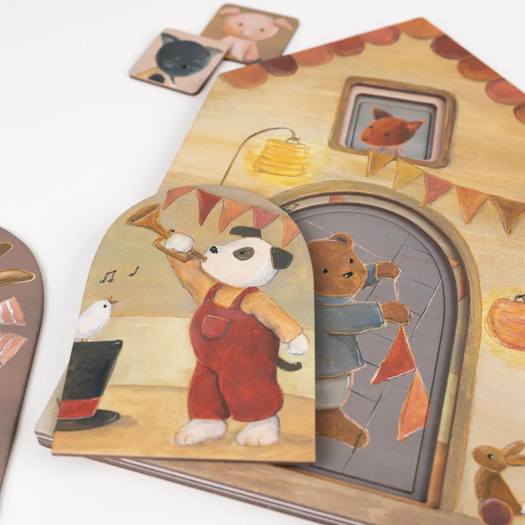 Egmont | Puzzel Vrienden Meerlaags 31x20x3cm