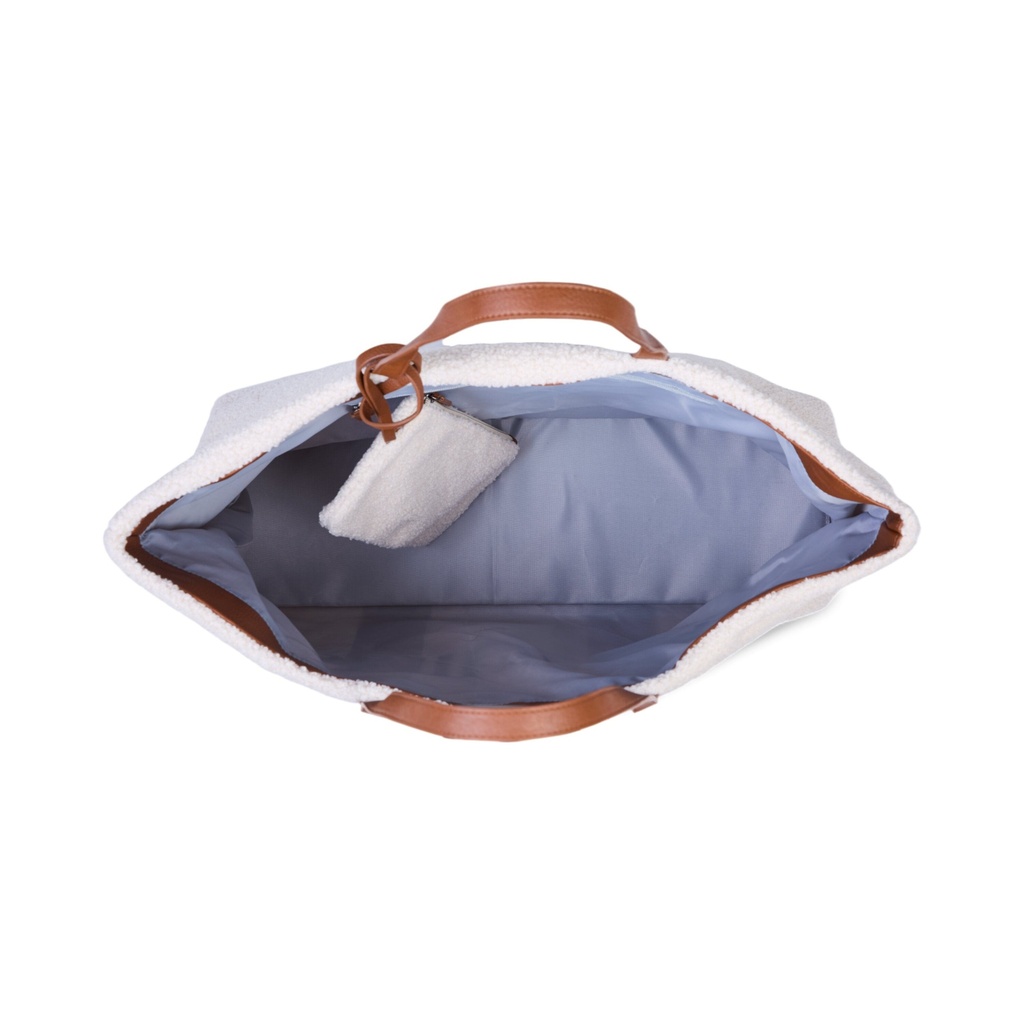 VERZORGINGSTAS, Family Bag Teddy, ecru, bruin, uni/print Family Bag, teddy, 2020