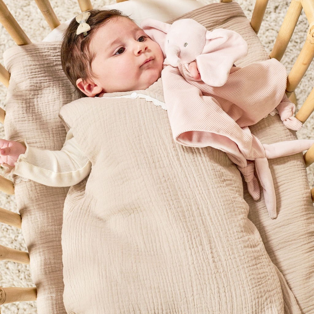 Nattou | Slaapzak Fanfan Swaddle Zand 2.0TOG 70cm