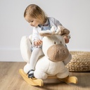 Nattou | Schommelpaard Teddy Ezel Ecru