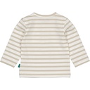 Bess | T-shirt Boys Henley Striped Longsleeve Off White