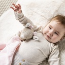 Nattou | Knuffeldoek met Knuffel Fanfan Hinde Roze 27x27cm