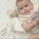 Nattou | Knuffeldoek Fanfan Hinde Ecru 27x27cm