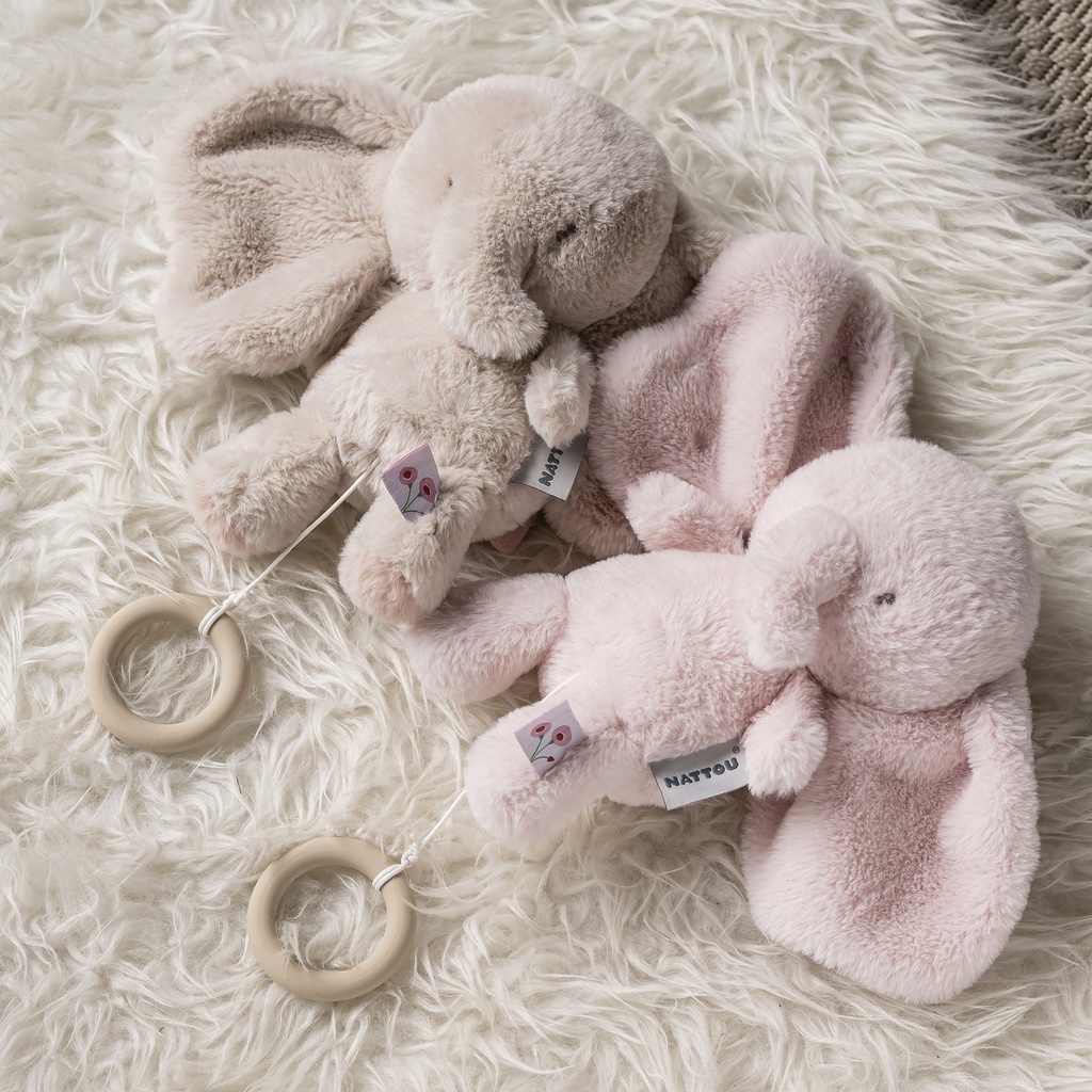 Nattou | Muziektrekker Fanfan Olifant Roze