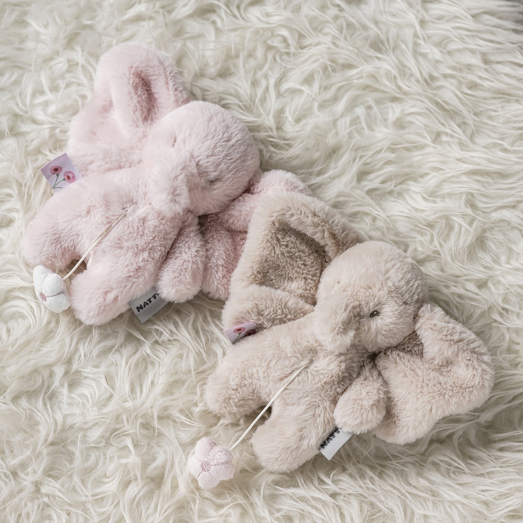 Nattou | Muziektrekker Fanfan Olifant Bloem Zand 20cm