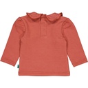 Bess | T-shirt Girls Collar Longsleeve Cedar Wood