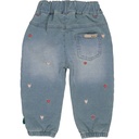 Bess | Broek Girls Jog Denim Stone Wash