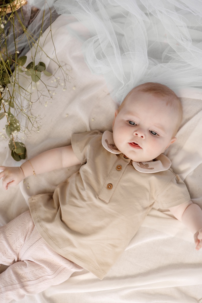 Levv | T-shirt Girls Mae Greige