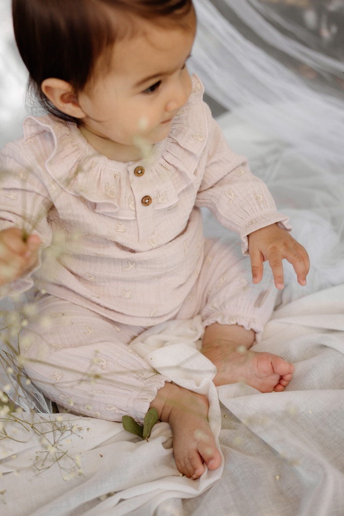 Levv | Broek Girls Marie All Over Animal Pink