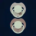 Difrax | Fopspeen Dynamisch Prime Glow Ivory/Blush 0-6M