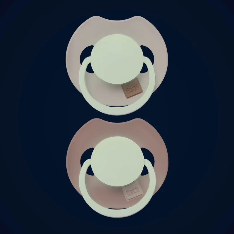 Difrax | Fopspeen Dynamisch Prime Glow Ivory/Blush 6-18M